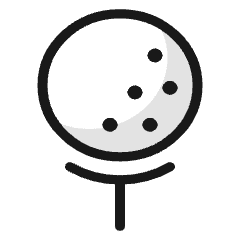 Golf Ball Icon from Ultimate Colors Set