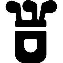 Golf Equipment Icon from Ultimate Bold Set