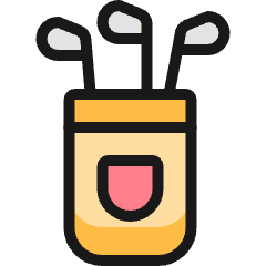 Golf Equipment Icon from Ultimate Colors Set