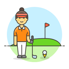 Sports Golf 12 Illustration from UX Colors Set