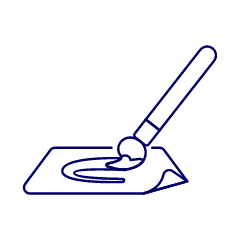 Brush Painting Illustration from UX Line Set