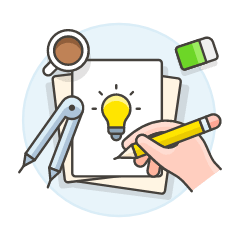 Sketch Idea 1 Illustration from UX Colors Set
