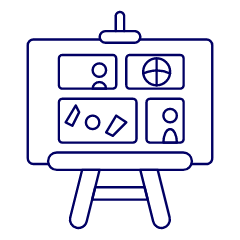 Storyboard Board Illustration from UX Line Set