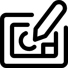 Graphic Tablet Draw Icon from Ultimate Regular Set