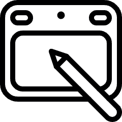 Graphic Tablet Intous Draw Icon from Ultimate Light Set