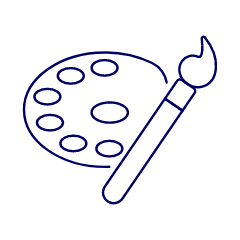 Brush Paletter Illustration from UX Line Set