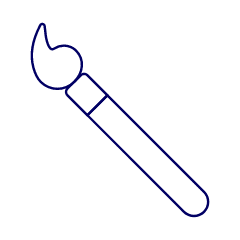 Paint Brush 1 Illustration from UX Line Set