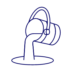 Paint Bucket Illustration from UX Line Set