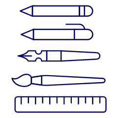 Stationary Illustration from UX Line Set