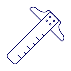 T Ruler Illustration from UX Line Set