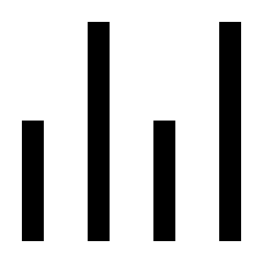 Chart Analytics Icon from Sharp Line Set