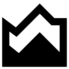 Chart Area Icon from Sharp Remix Set