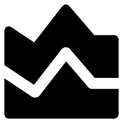 Chart Area Icon from Core Solid Set