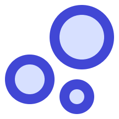 Chart Bubble Icon from Sharp Duo Set