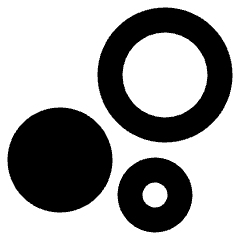 Chart Bubble Icon from Sharp Remix Set