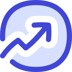 Chart Circle Up Growth Icon from Flex Duo Set