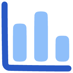 Chart Column Icon from Plump Flat Set
