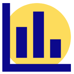 Chart Column Icon from Sharp Pop Set