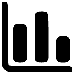 Chart Column Icon from Plump Solid Set