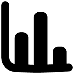 Chart Column Icon from Flex Solid Set