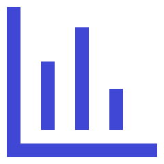Chart Column Icon from Sharp Duo Set