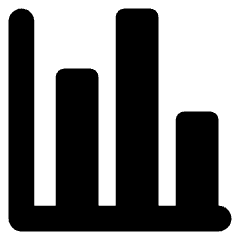Chart Column Icon from Core Solid Set