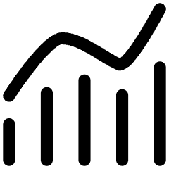 Chart Monitoring Indicator Icon from Flex Line Set