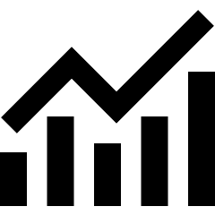 Chart Monitoring Indicator Icon from Sharp Remix Set