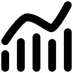 Chart Monitoring Indicator Icon from Flex Solid Set