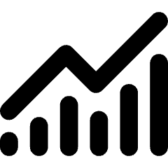 Chart Monitoring Indicator Icon from Core Solid Set
