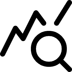 Chart Monitoring Stats Icon from Core Line Set