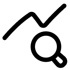 Chart Monitoring Stats Icon from Plump Line Set