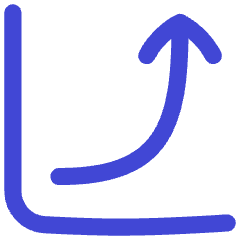 Chart Profit Growth Skyrocketing Icon from Flex Duo Set