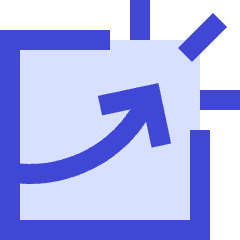Chart Profit Growth Through The Roof Icon from Sharp Duo Set