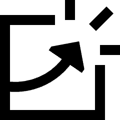 Chart Profit Growth Through The Roof Icon from Sharp Solid Set