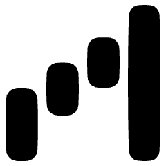 Chart Waterfall Icon from Plump Solid Set