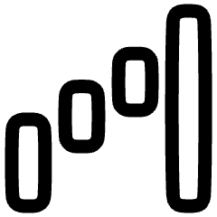 Chart Waterfall Icon from Plump Line Set