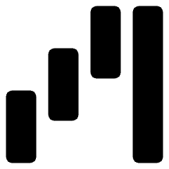 Chart Waterfall Icon from Core Solid Set