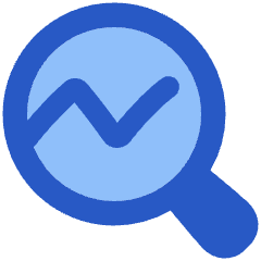 Data Analytics Icon from Plump Flat Set