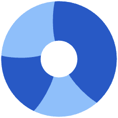 Donut Graph Icon from Plump Flat Set
