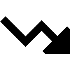 Graph Arrow Decrease Icon from Sharp Remix Set