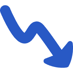 Graph Arrow Decrease Icon from Flex Flat Set