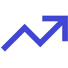 Graph Arrow Increase Icon from Sharp Duo Set