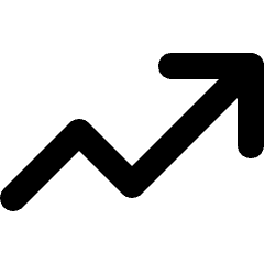 Graph Arrow Increase Icon from Micro Line Set