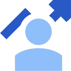 Graph Arrow User Increase Icon from Sharp Flat Set
