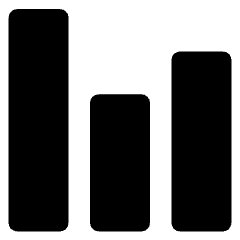 Graph Bar Icon from Core Solid Set
