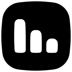 Graph Bar Decrease Square Icon from Flex Solid Set