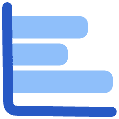 Graph Bar Horizontal Icon from Plump Flat Set