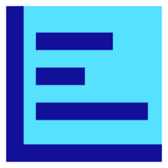 Graph Bar Horizontal Icon from Sharp Pop Set