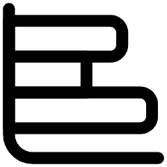 Graph Bar Horizontal Icon from Flex Line Set